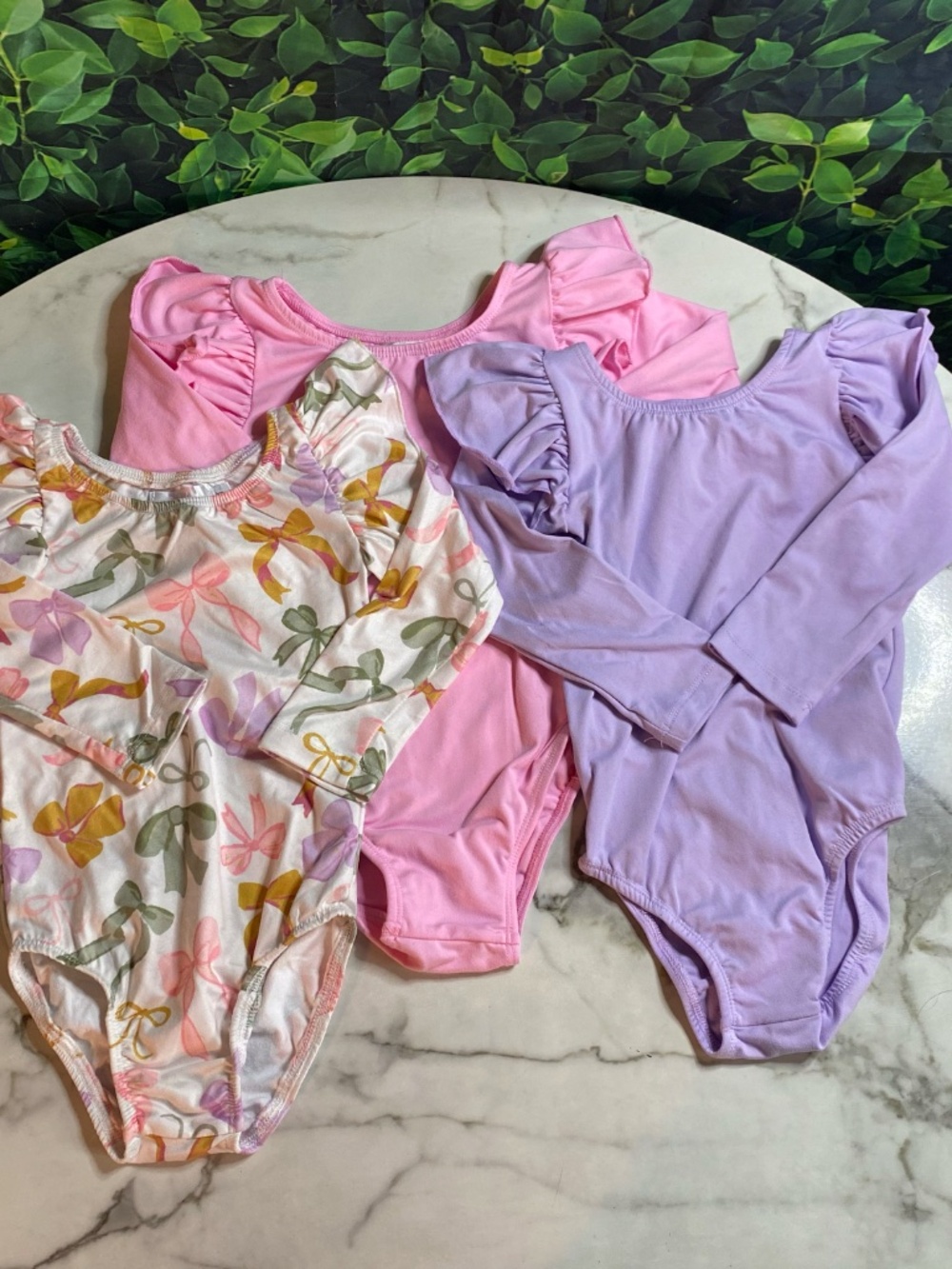 Mila + Rose BUNDLE of 3 Flutter Leotards 3T